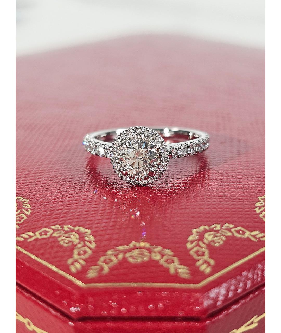 CARTIER Серебряное платиновое кольцо, фото 4