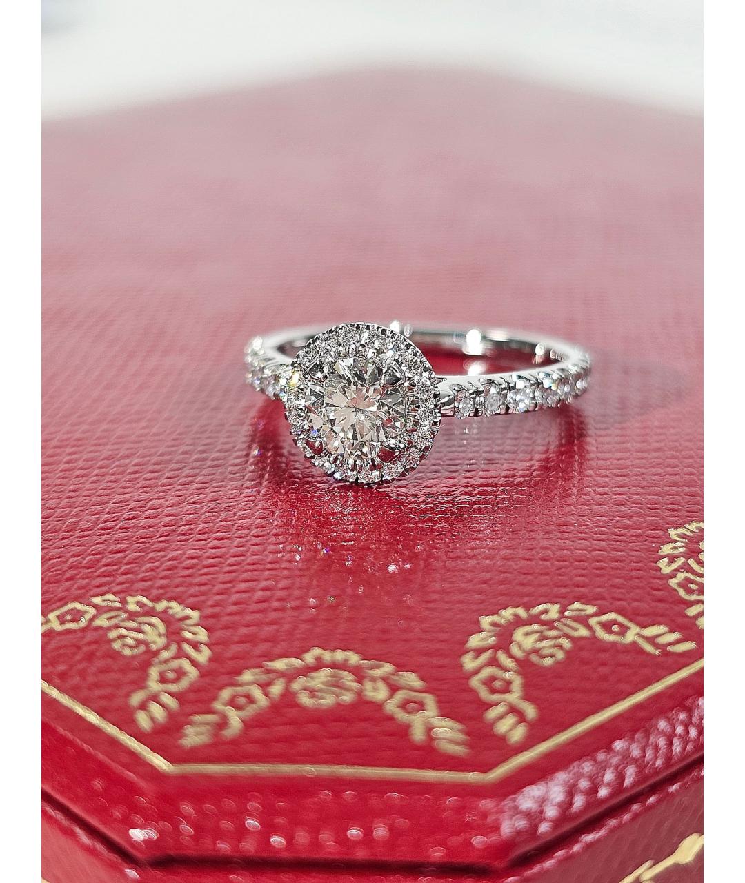 CARTIER Серебряное платиновое кольцо, фото 3