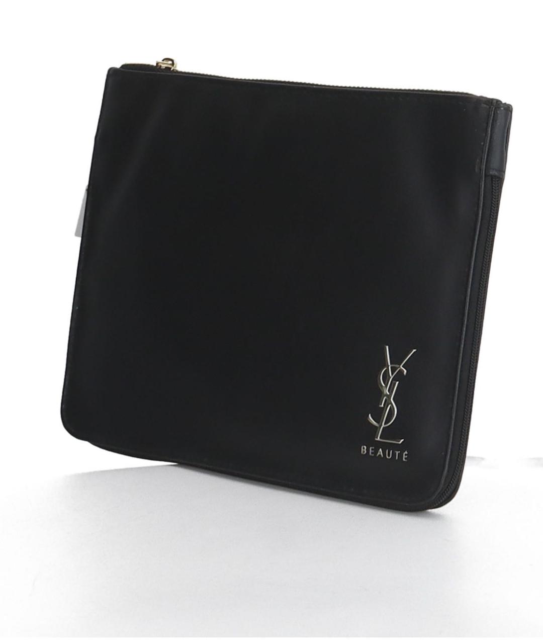 SAINT LAURENT Черная косметичка, фото 4