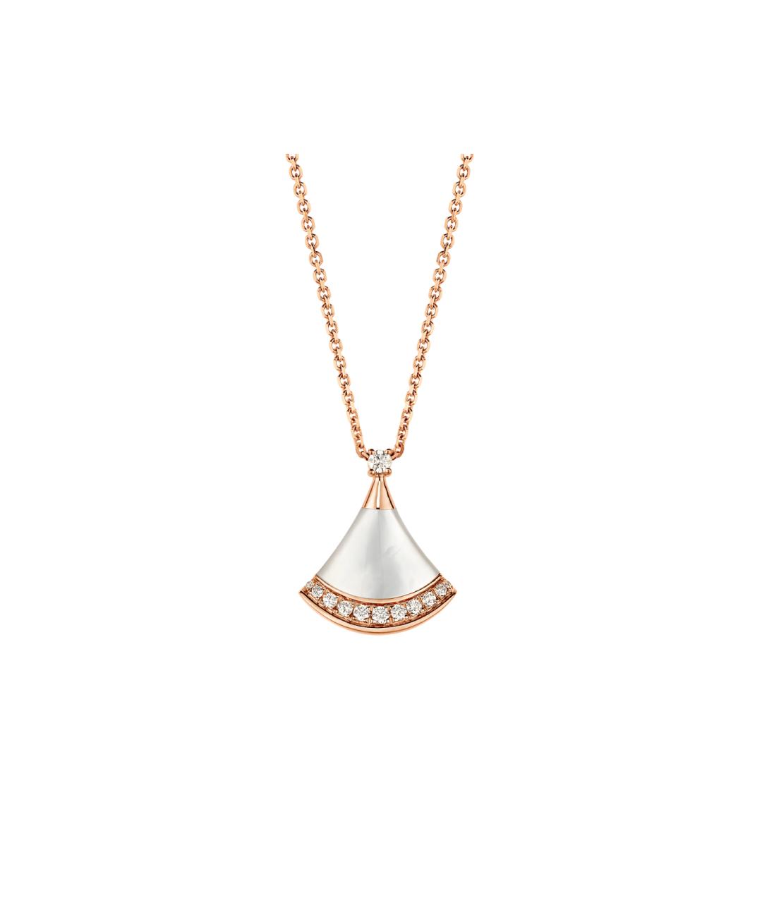 BVLGARI Золотая подвеска из розового золота, фото 1