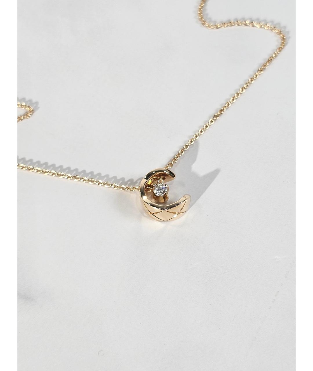 CHANEL Золотое колье из желтого золота, фото 3