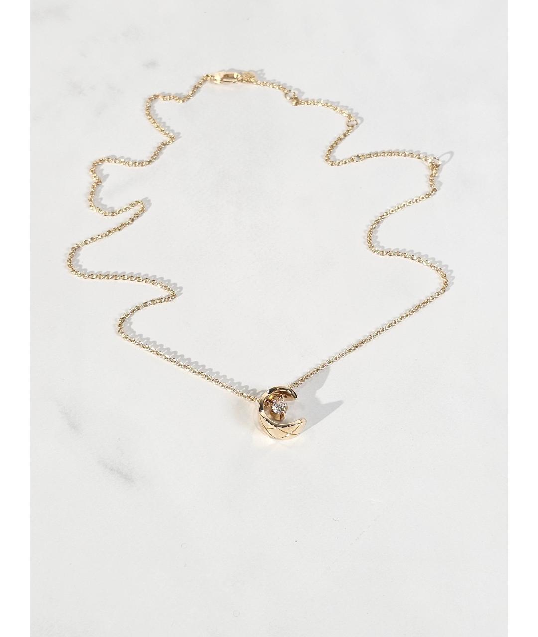 CHANEL Золотое колье из желтого золота, фото 2
