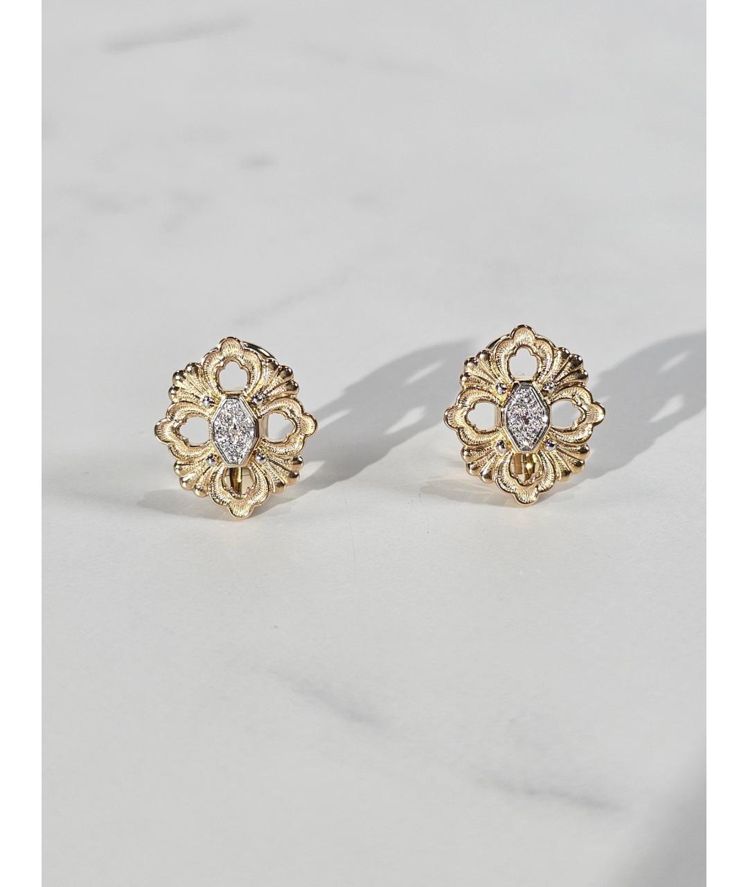 Buccellati Серебряные серьги из белого золота, фото 2