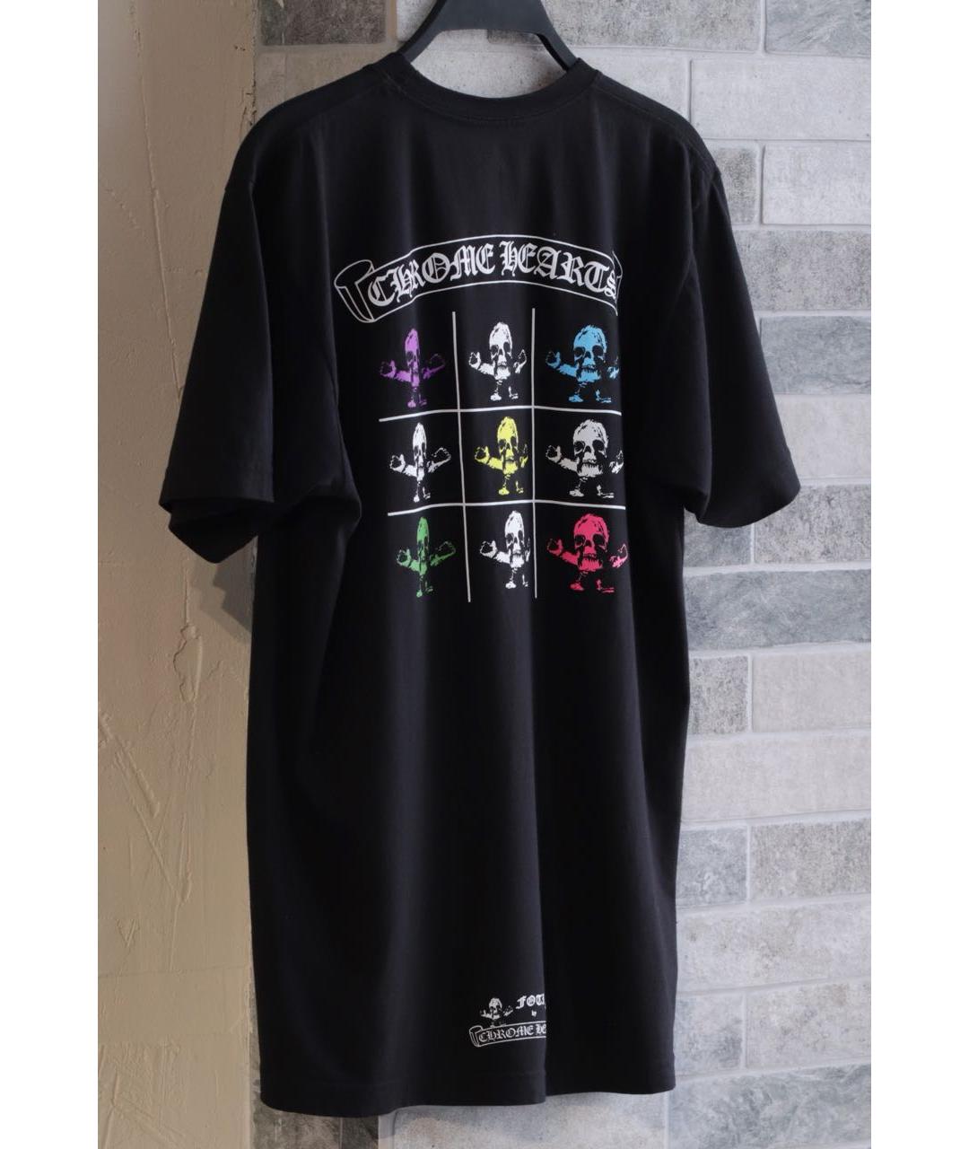 CHROME HEARTS Черная хлопковая футболка, фото 2