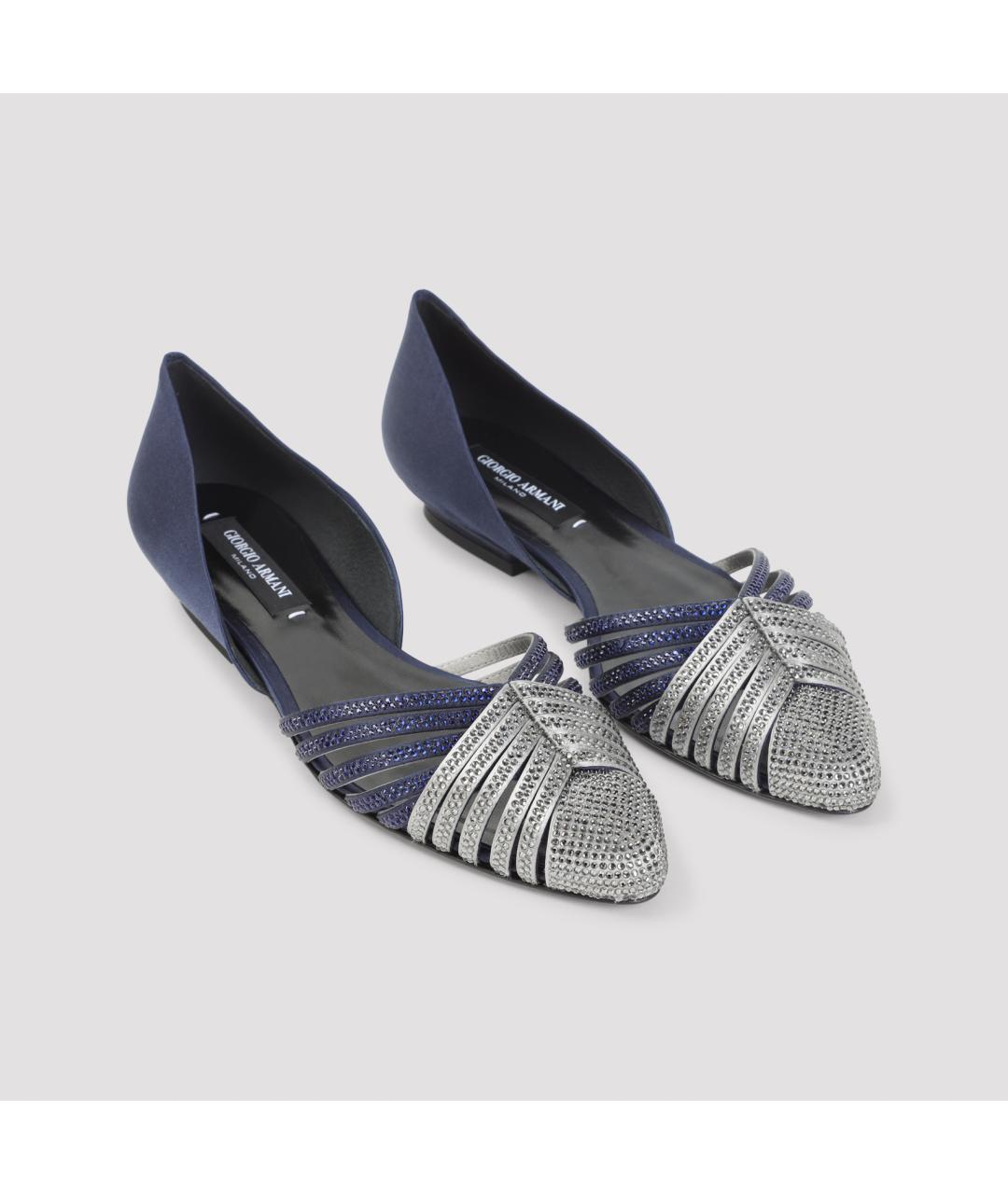 GIORGIO ARMANI Мульти текстильные балетки, фото 5