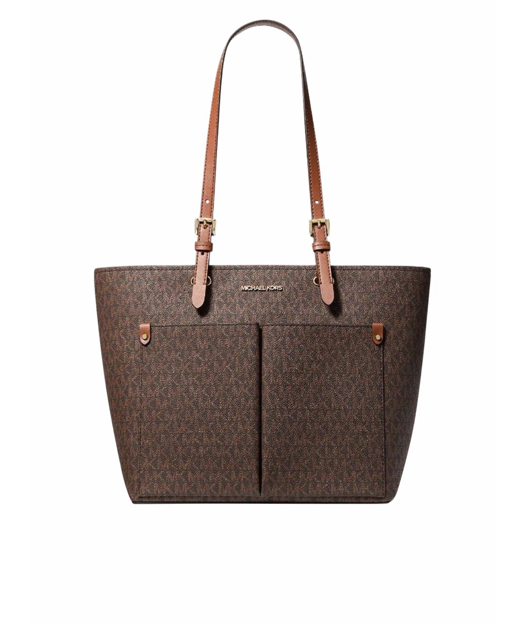 MICHAEL KORS Коричневая сумка тоут, фото 1