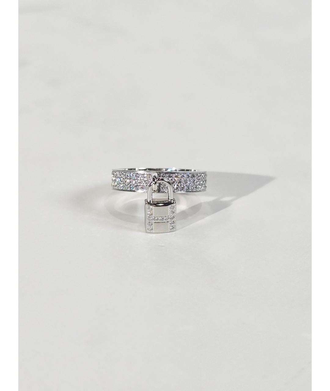 HERMES Серебряное кольцо из белого золота, фото 3