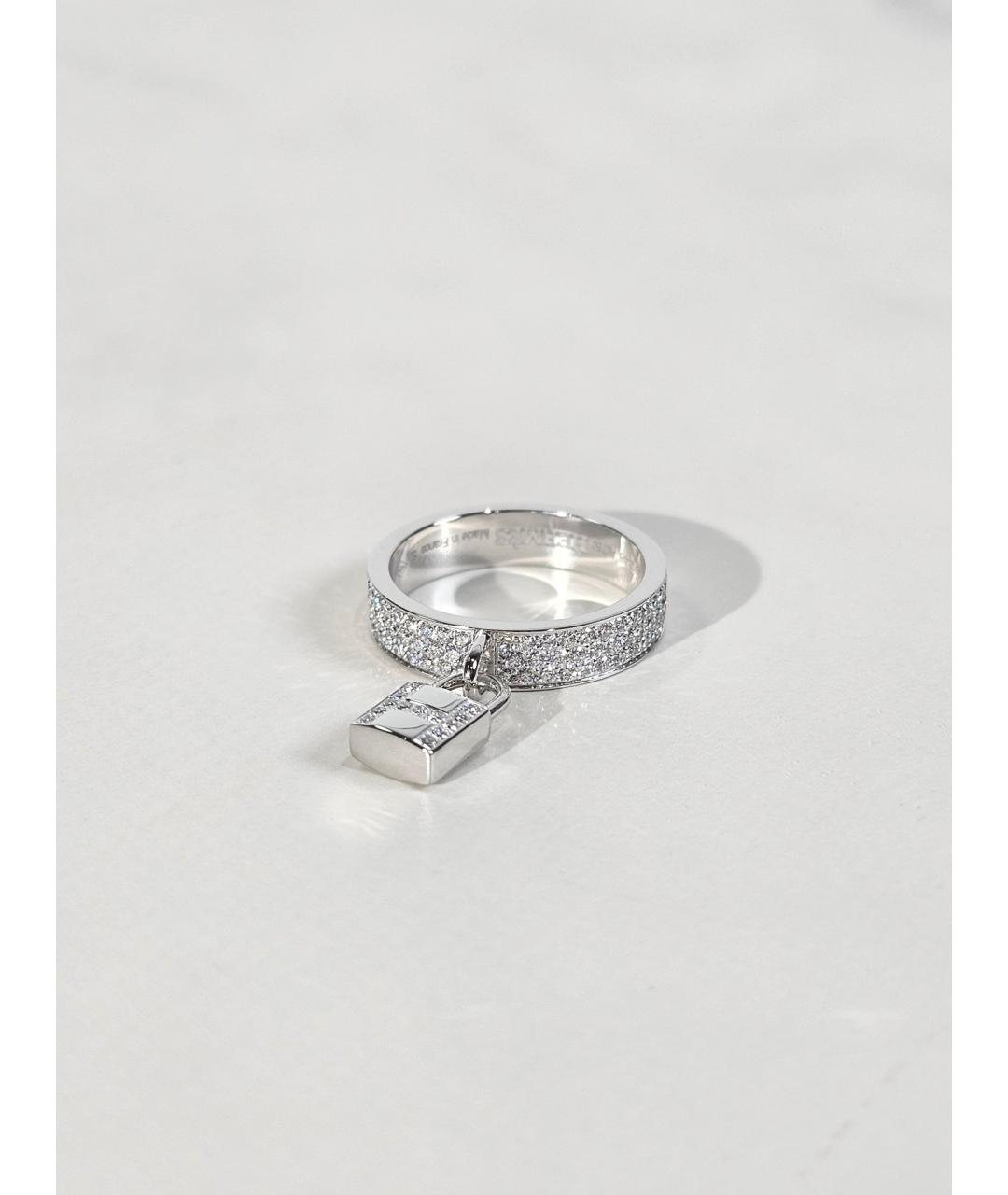 HERMES Серебряное кольцо из белого золота, фото 2