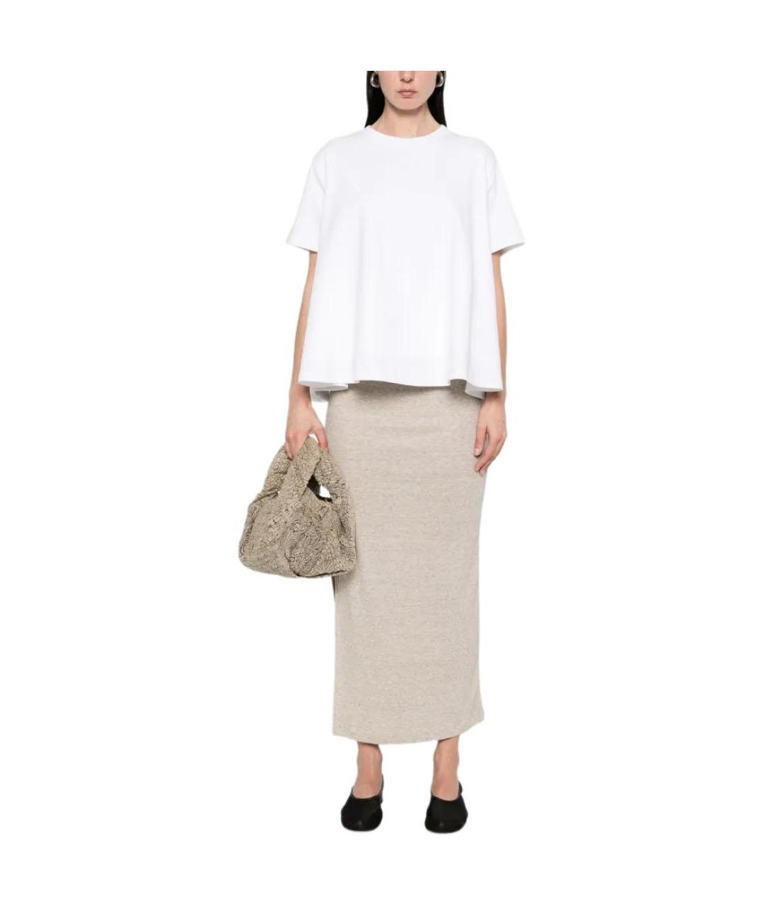 LOEWE Белая хлопковая футболка, фото 6