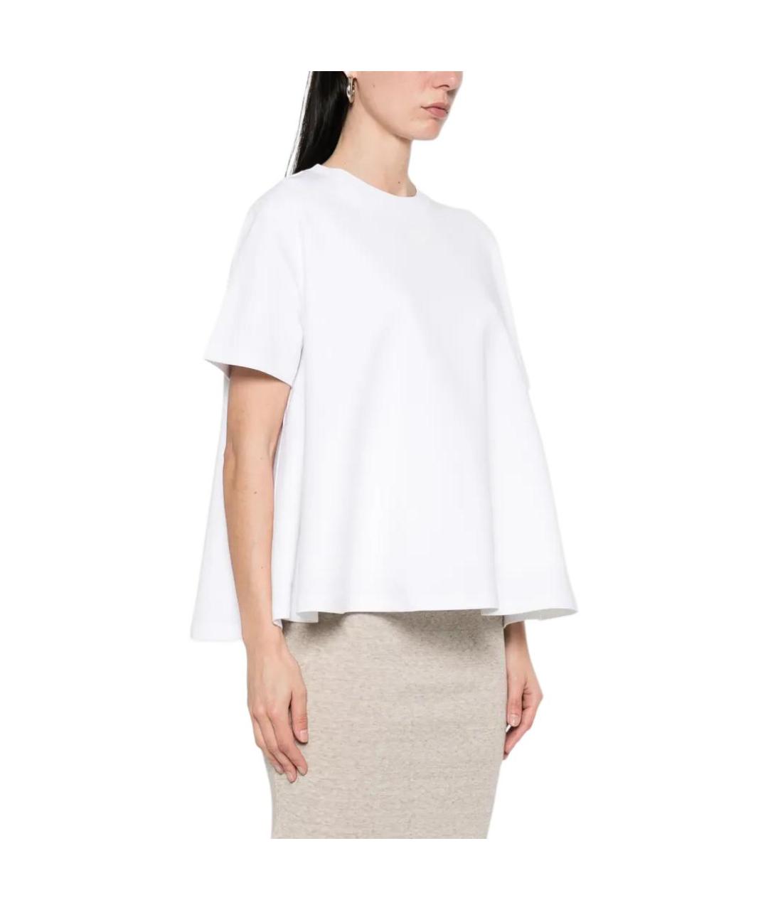 LOEWE Белая хлопковая футболка, фото 4