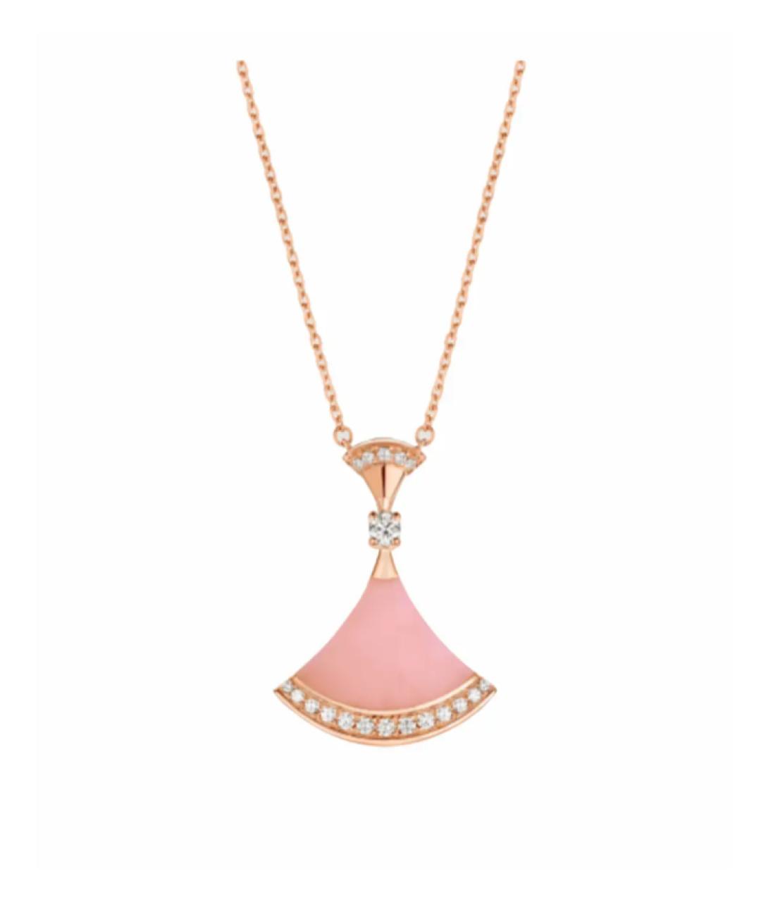 BVLGARI Золотое колье из розового золота, фото 1