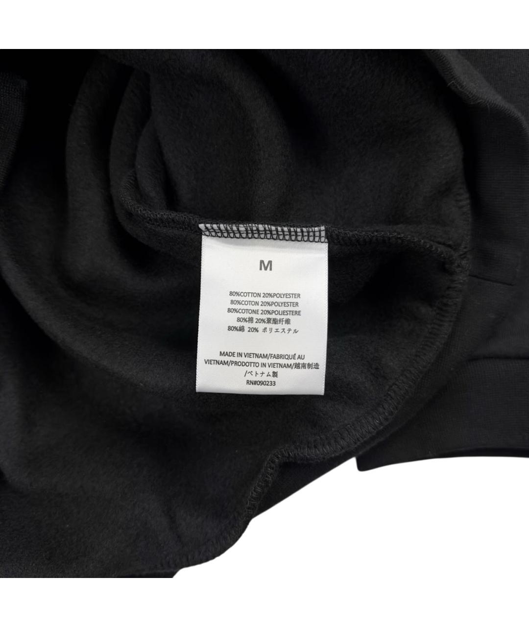 FEAR OF GOD ESSENTIALS Черное хлопко-полиэстеровое поло с длинным рукавом, фото 4