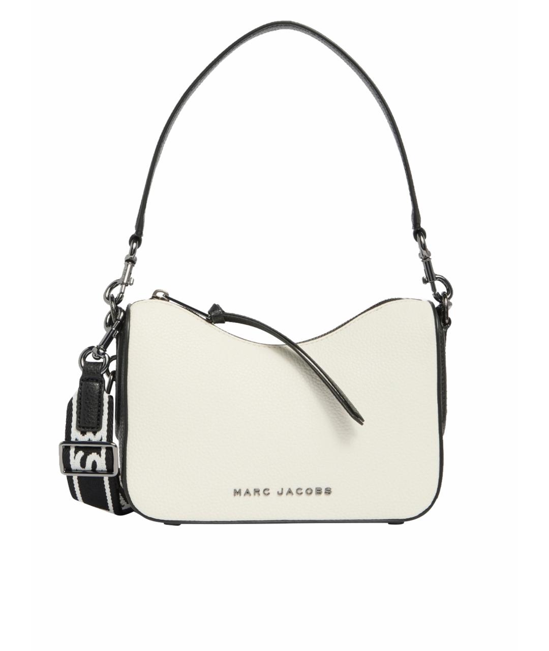 MARC JACOBS Белая кожаная сумка с короткими ручками, фото 1