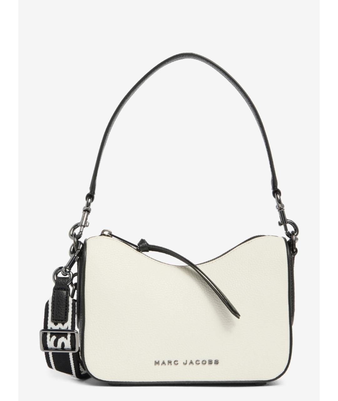 MARC JACOBS Белая кожаная сумка с короткими ручками, фото 10