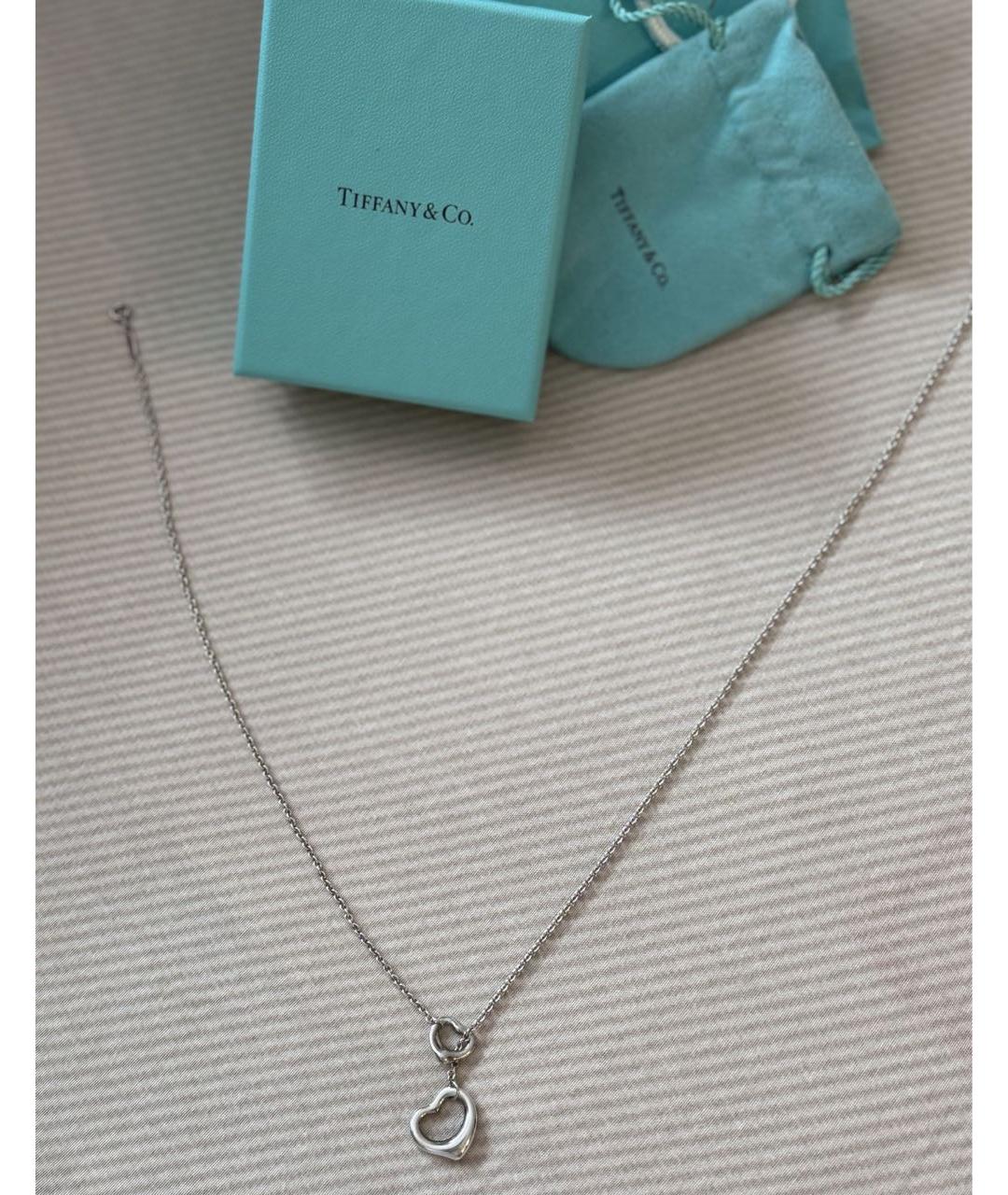 TIFFANY&CO Белое серебряное колье, фото 3