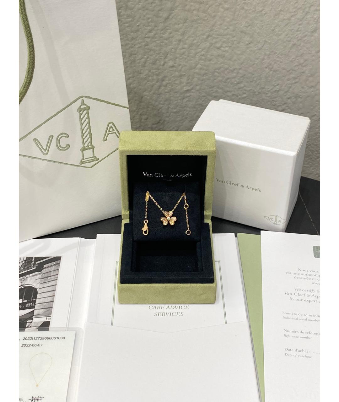 VAN CLEEF & ARPELS Золотое колье из желтого золота, фото 3