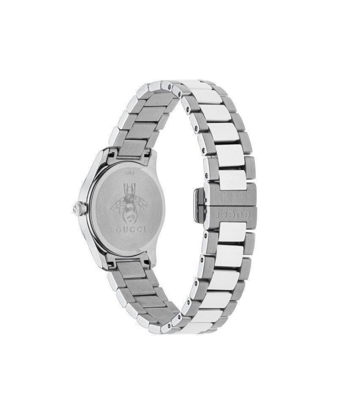 GUCCI Серебряные стальные часы, фото 2