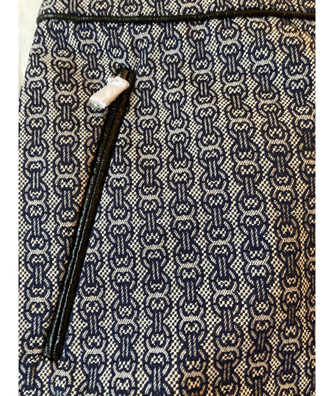 TORY BURCH Черная хлопковая юбка миди, фото 2