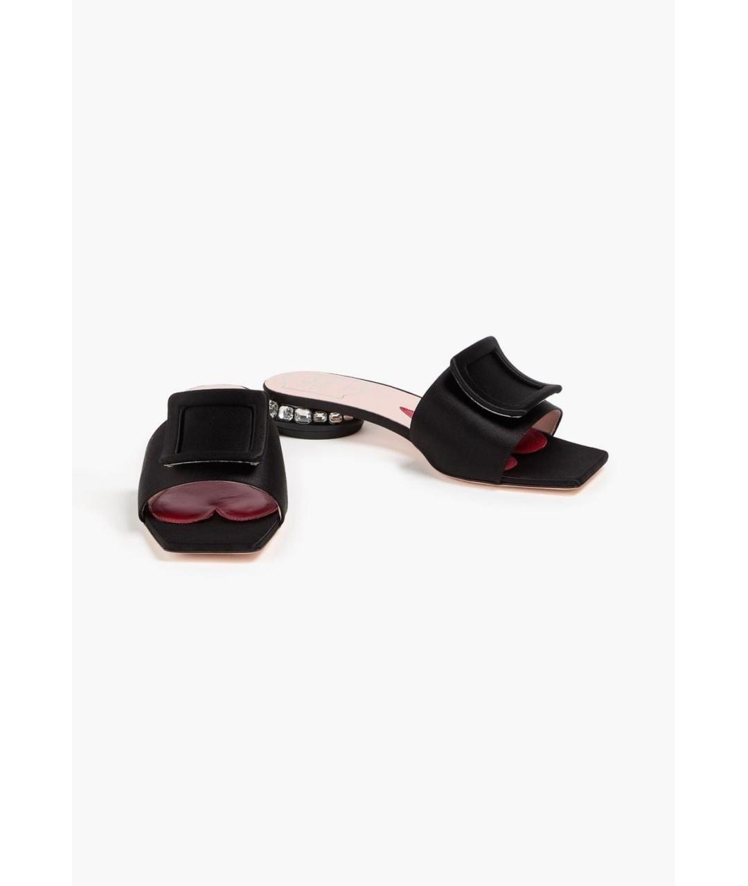 ROGER VIVIER Черные шлепанцы, фото 2