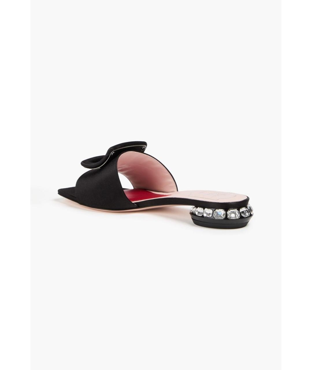 ROGER VIVIER Черные шлепанцы, фото 3