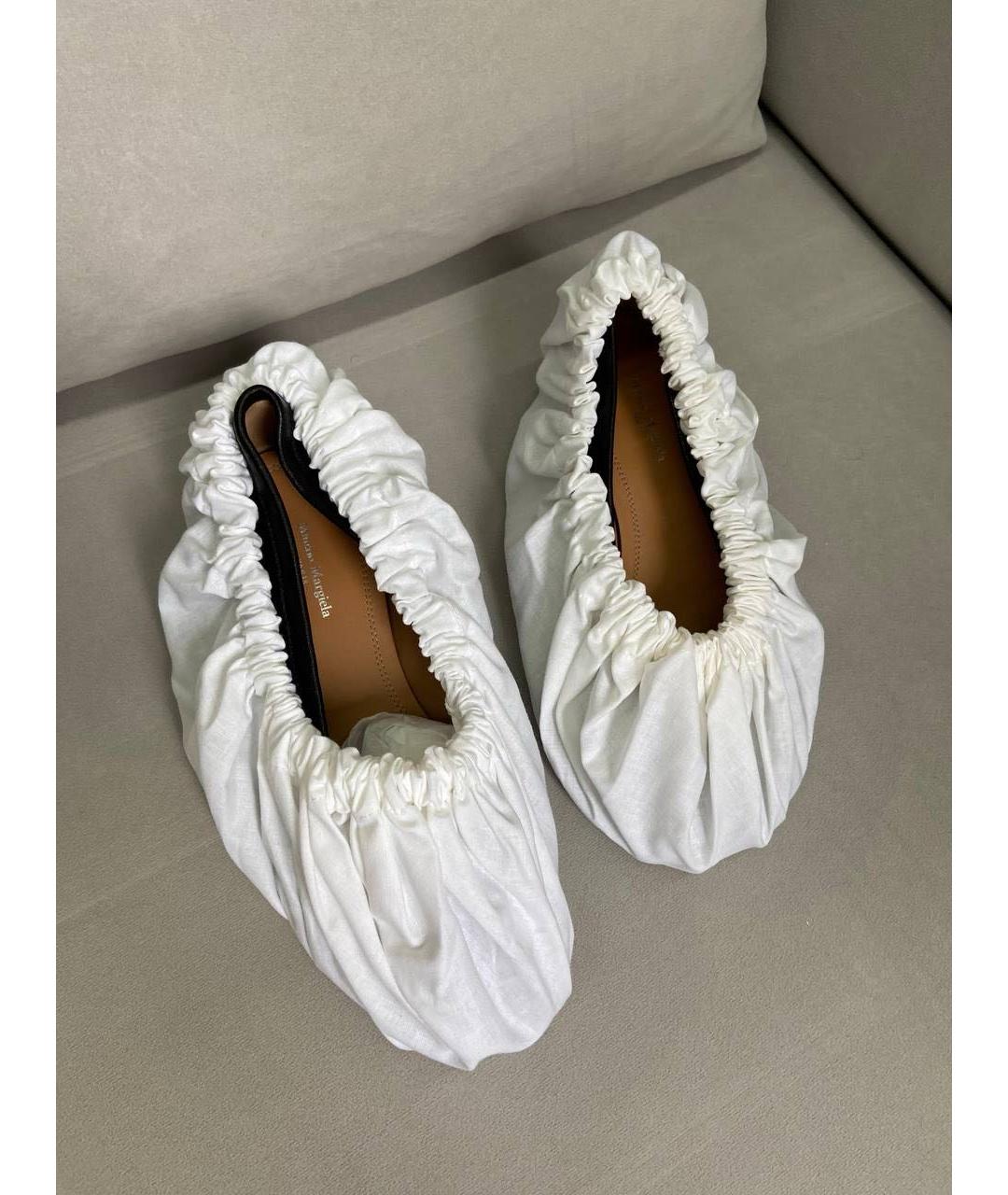 MAISON MARGIELA Черные кожаные туфли, фото 2