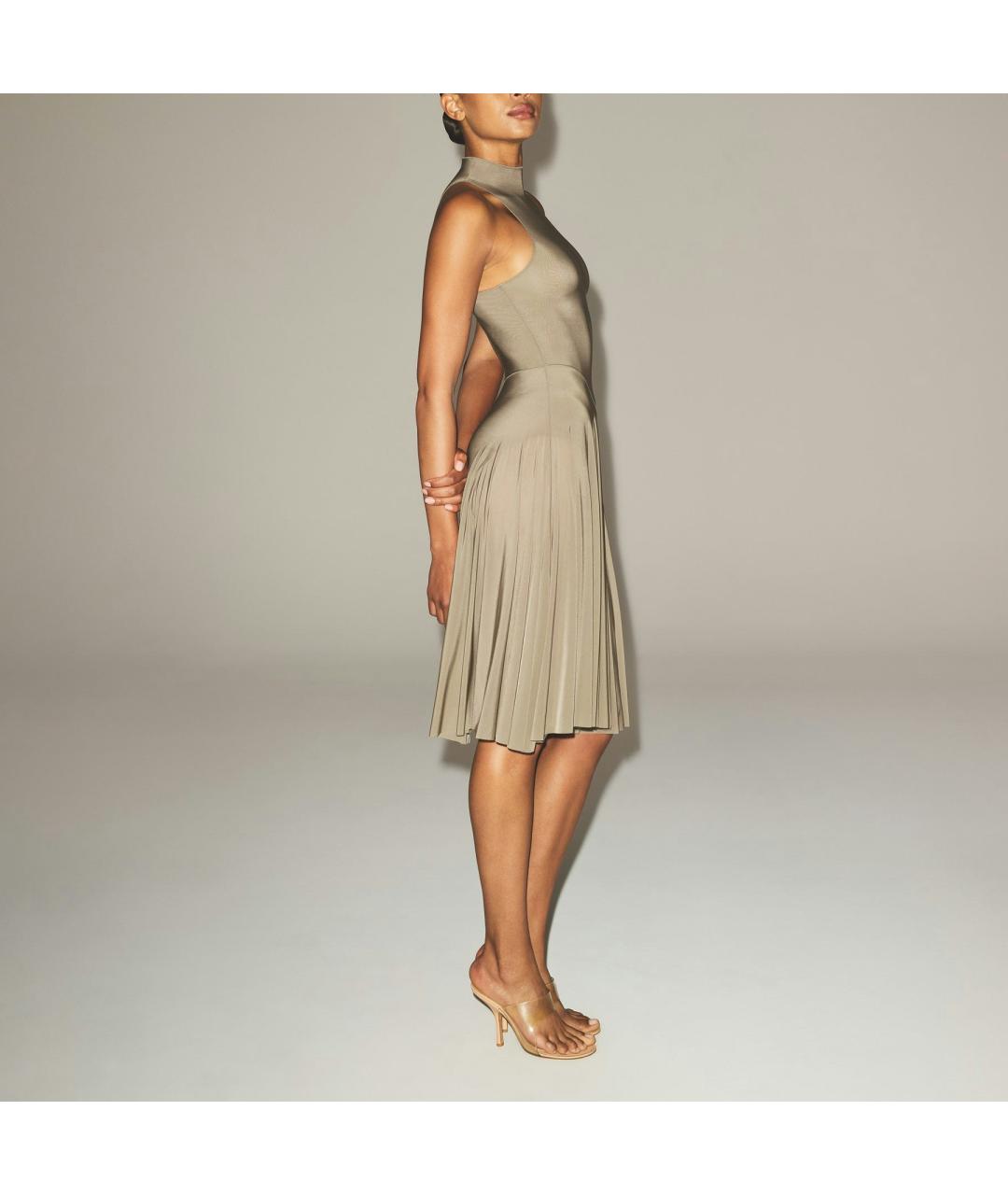 SKIMS Коричневое повседневное платье, фото 2