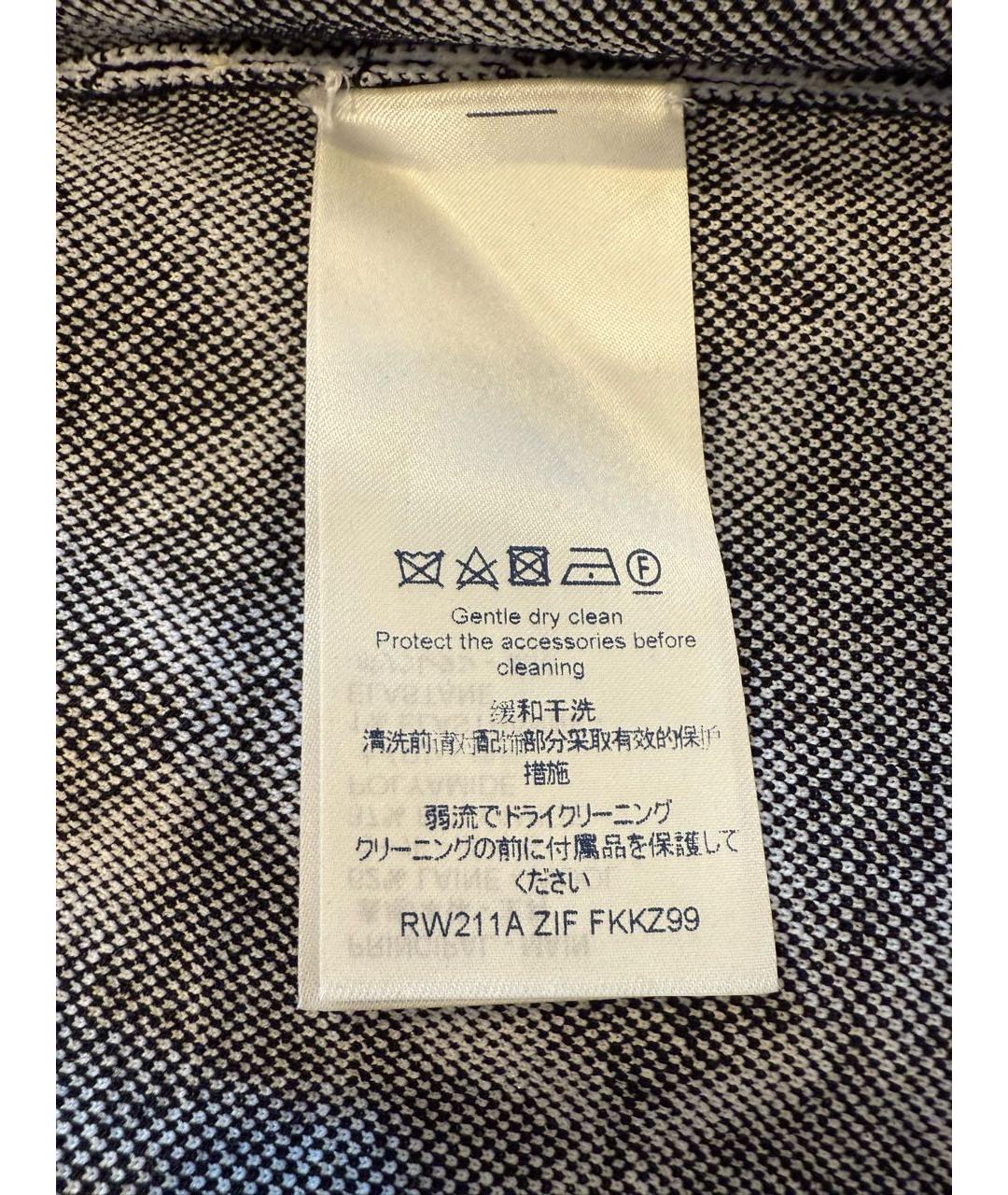 LOUIS VUITTON Черная шерстяная юбка миди, фото 5