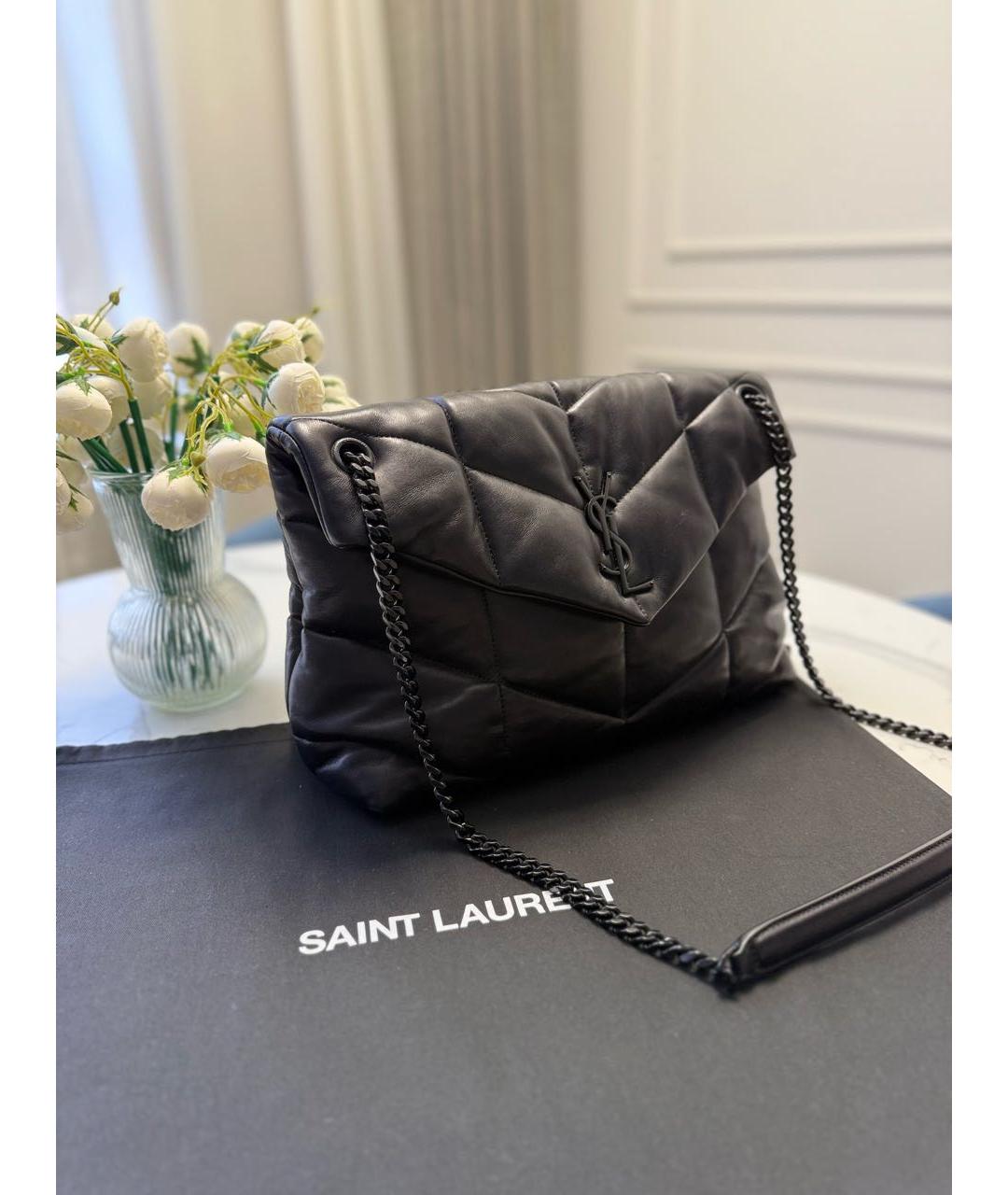 SAINT LAURENT Черная сумка через плечо, фото 3