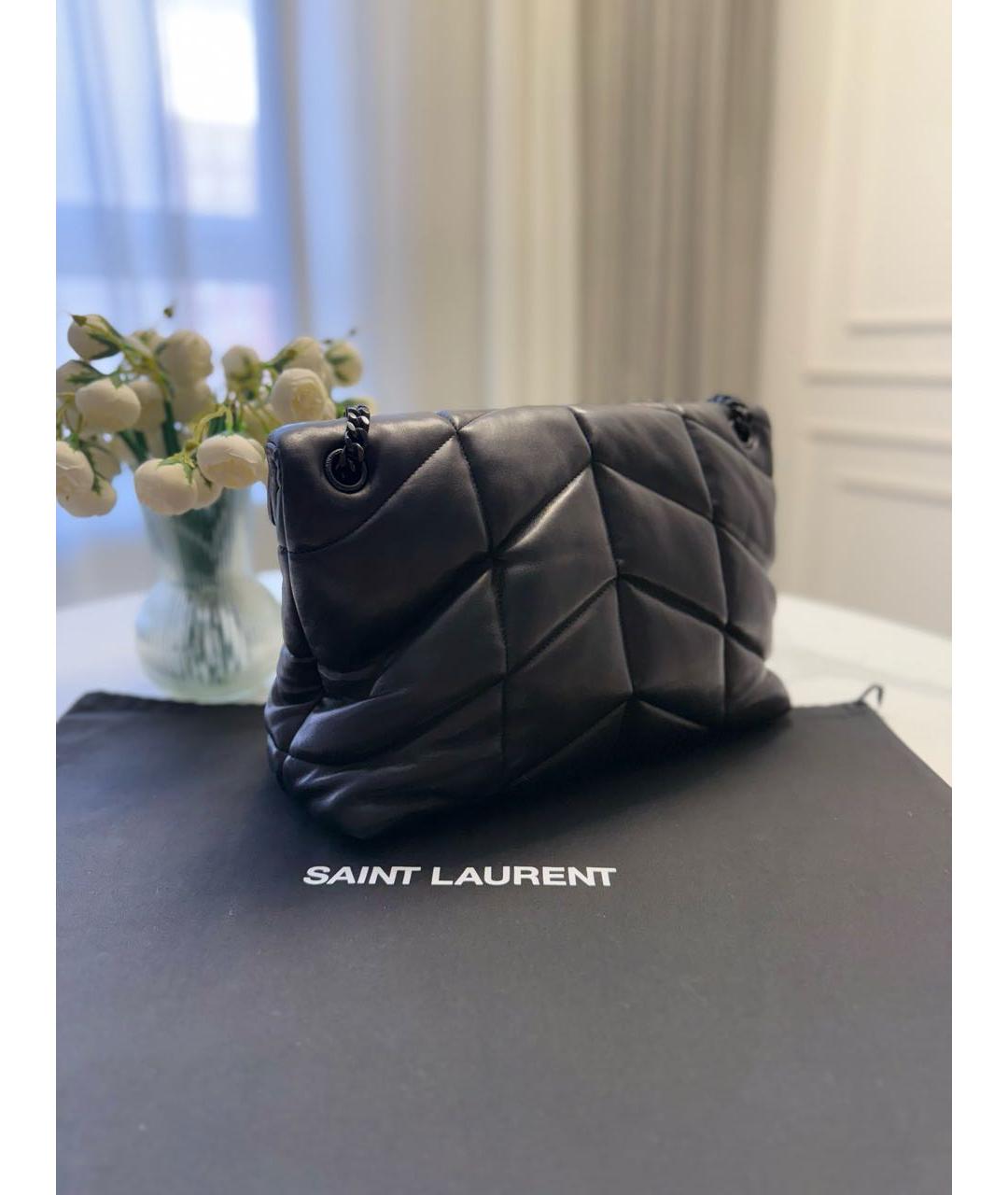 SAINT LAURENT Черная сумка через плечо, фото 4