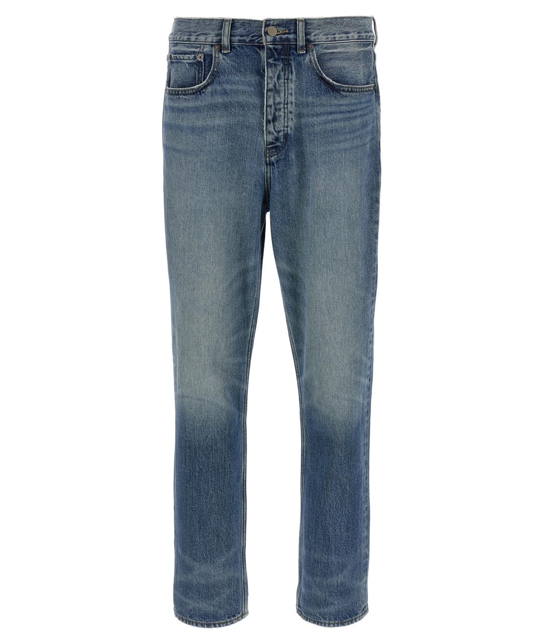FEAR OF GOD ESSENTIALS Синие хлопковые прямые джинсы, фото 1