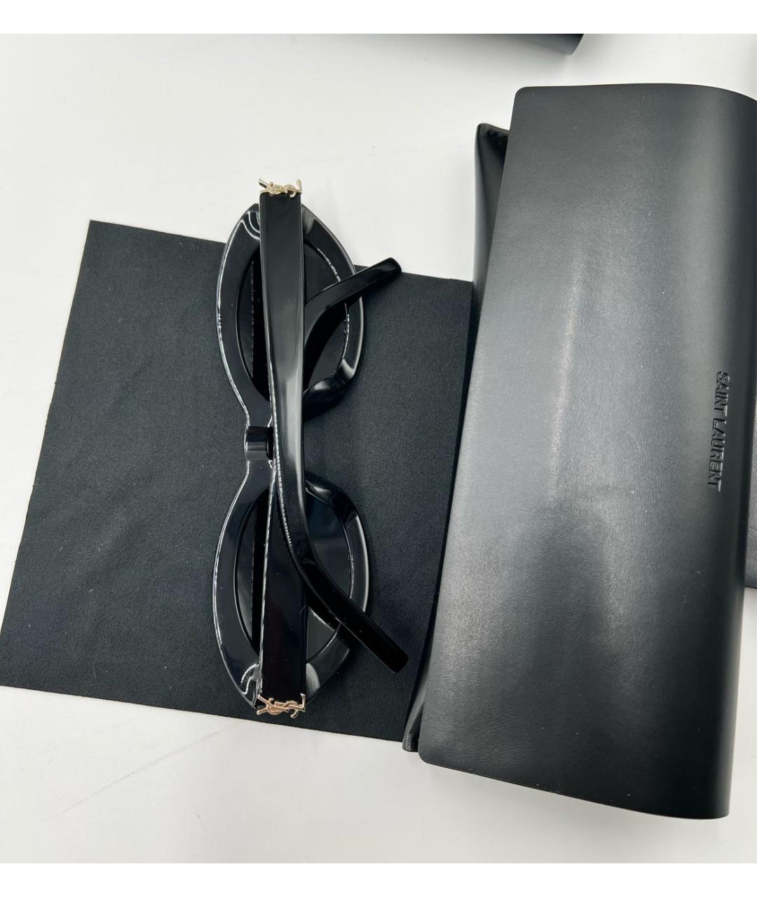 SAINT LAURENT Черные солнцезащитные очки, фото 5