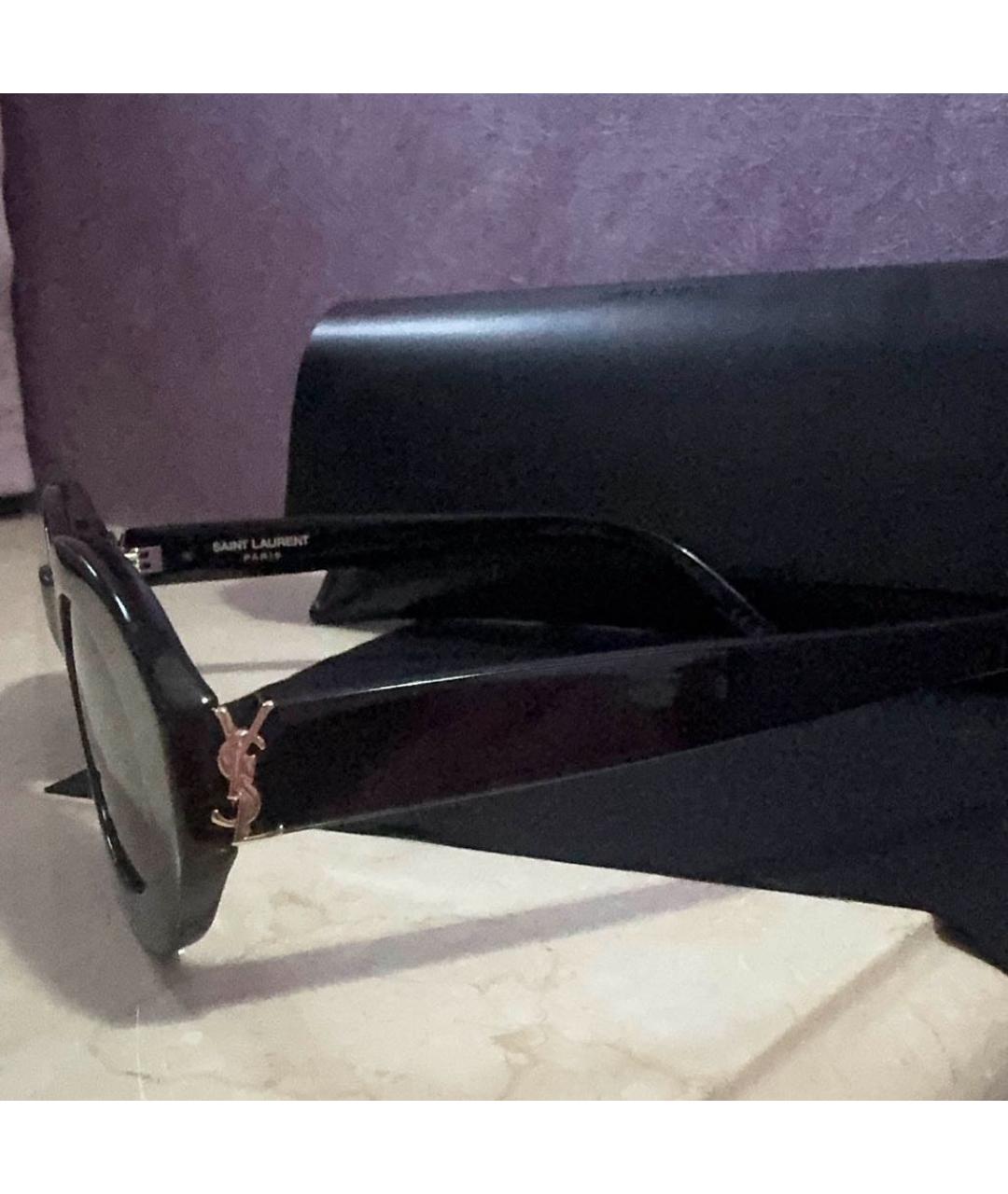 SAINT LAURENT Черные солнцезащитные очки, фото 5