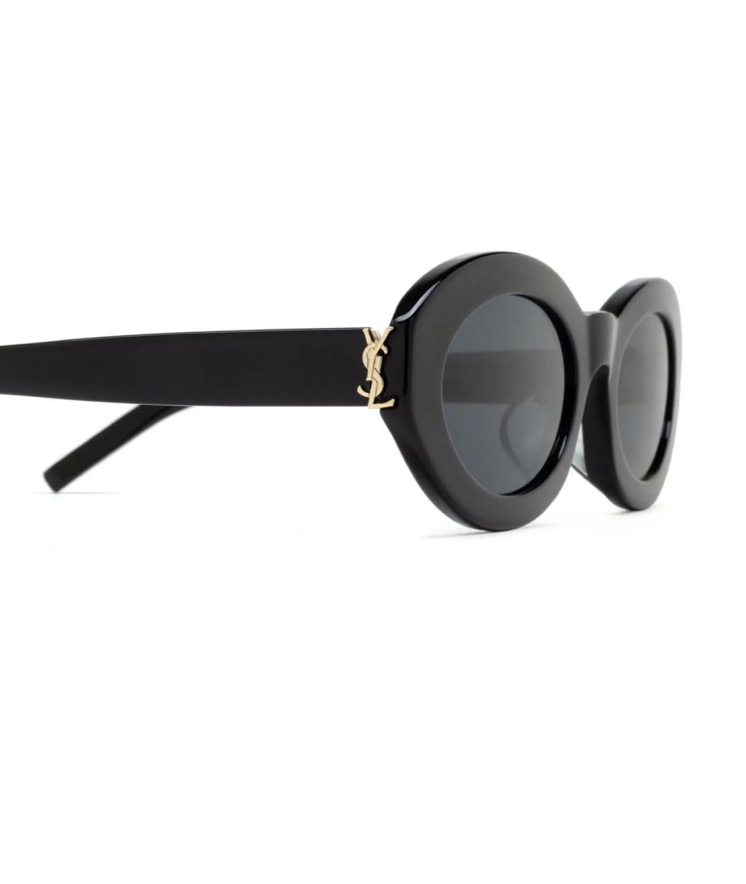 SAINT LAURENT Черные солнцезащитные очки, фото 2