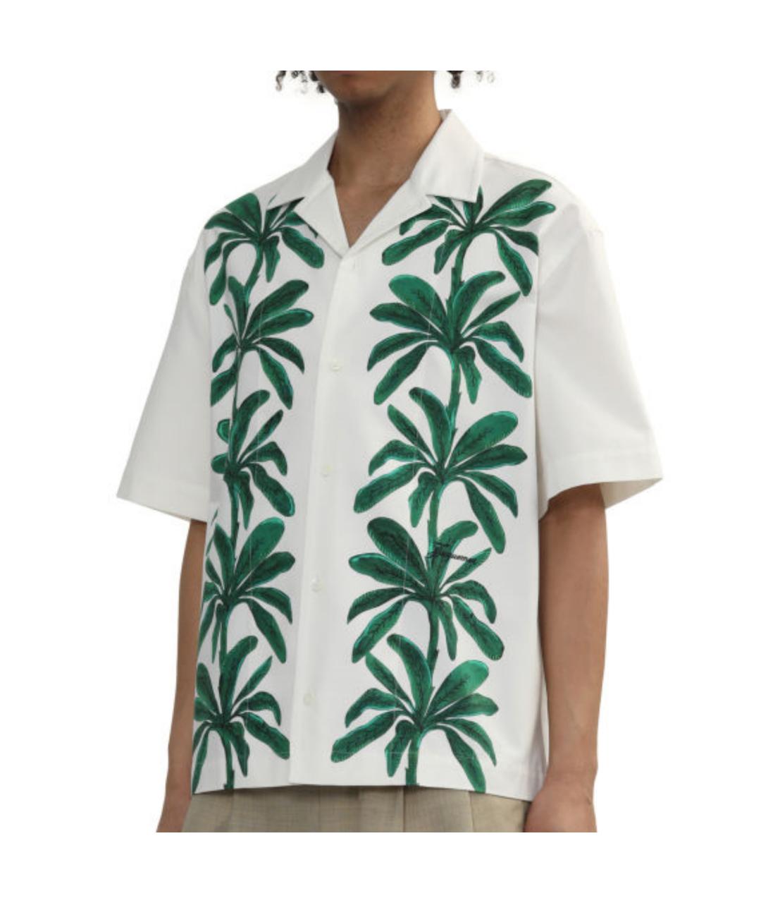 JACQUEMUS Белая хлопковая кэжуал рубашка, фото 4