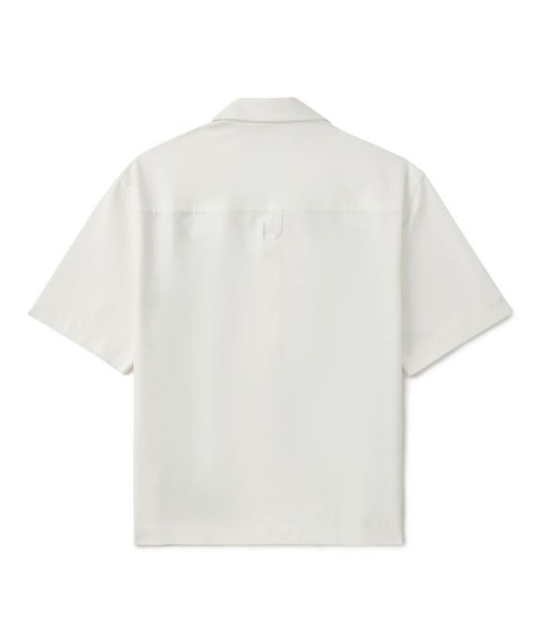 JACQUEMUS Белая хлопковая кэжуал рубашка, фото 2