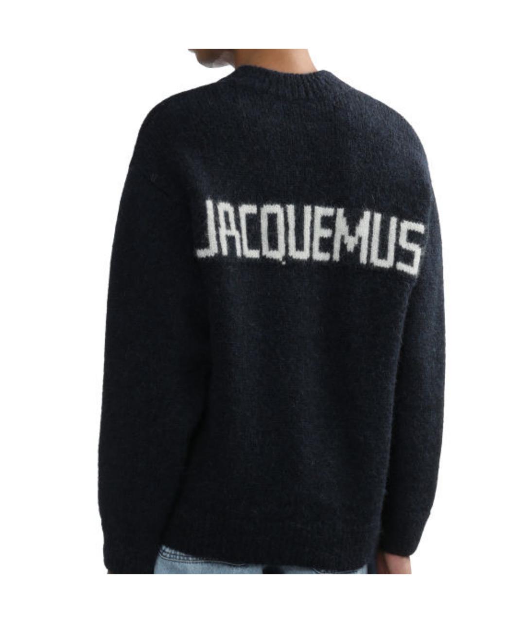 JACQUEMUS Темно-синий джемпер / свитер, фото 5