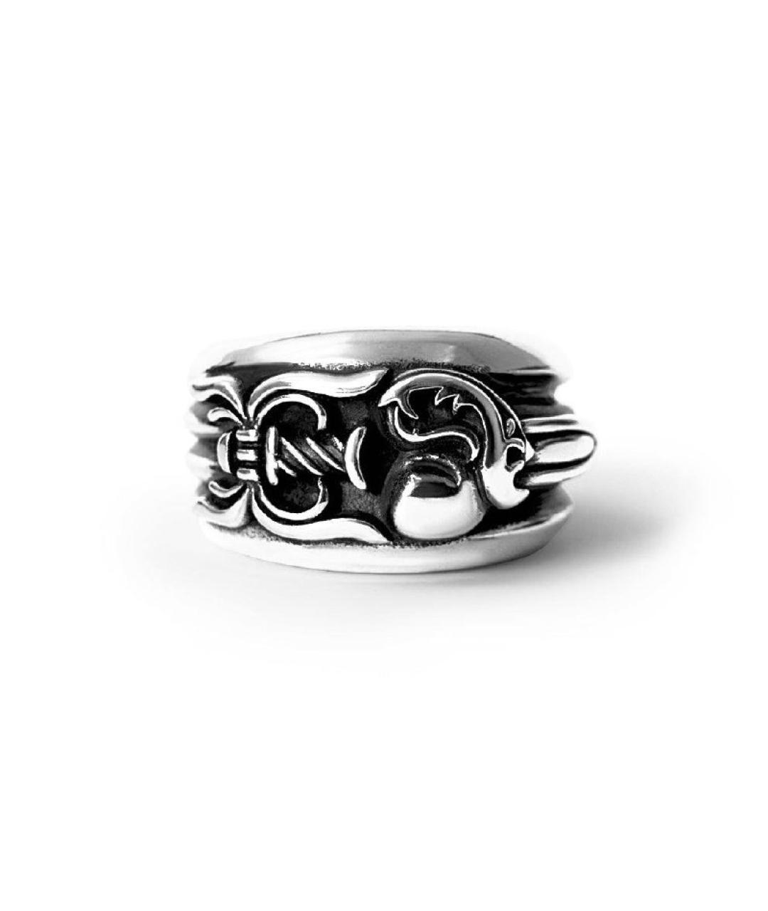 CHROME HEARTS Серебряное серебряное кольцо, фото 2