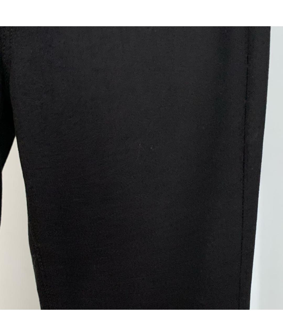 DOLCE&GABBANA Черные хлопковые прямые джинсы, фото 5