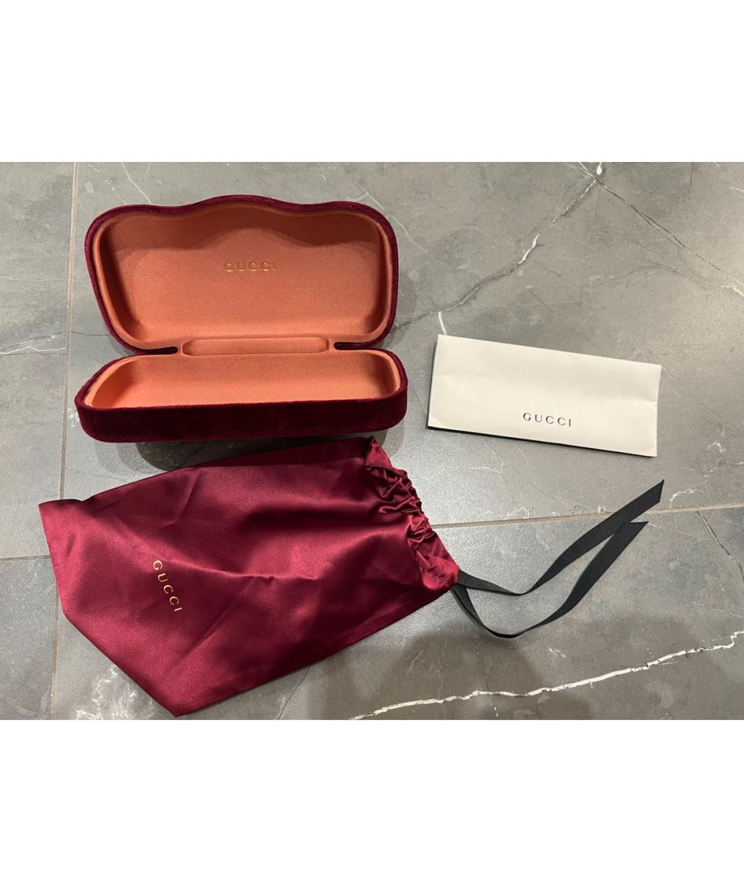 GUCCI Черные пластиковые солнцезащитные очки, фото 5