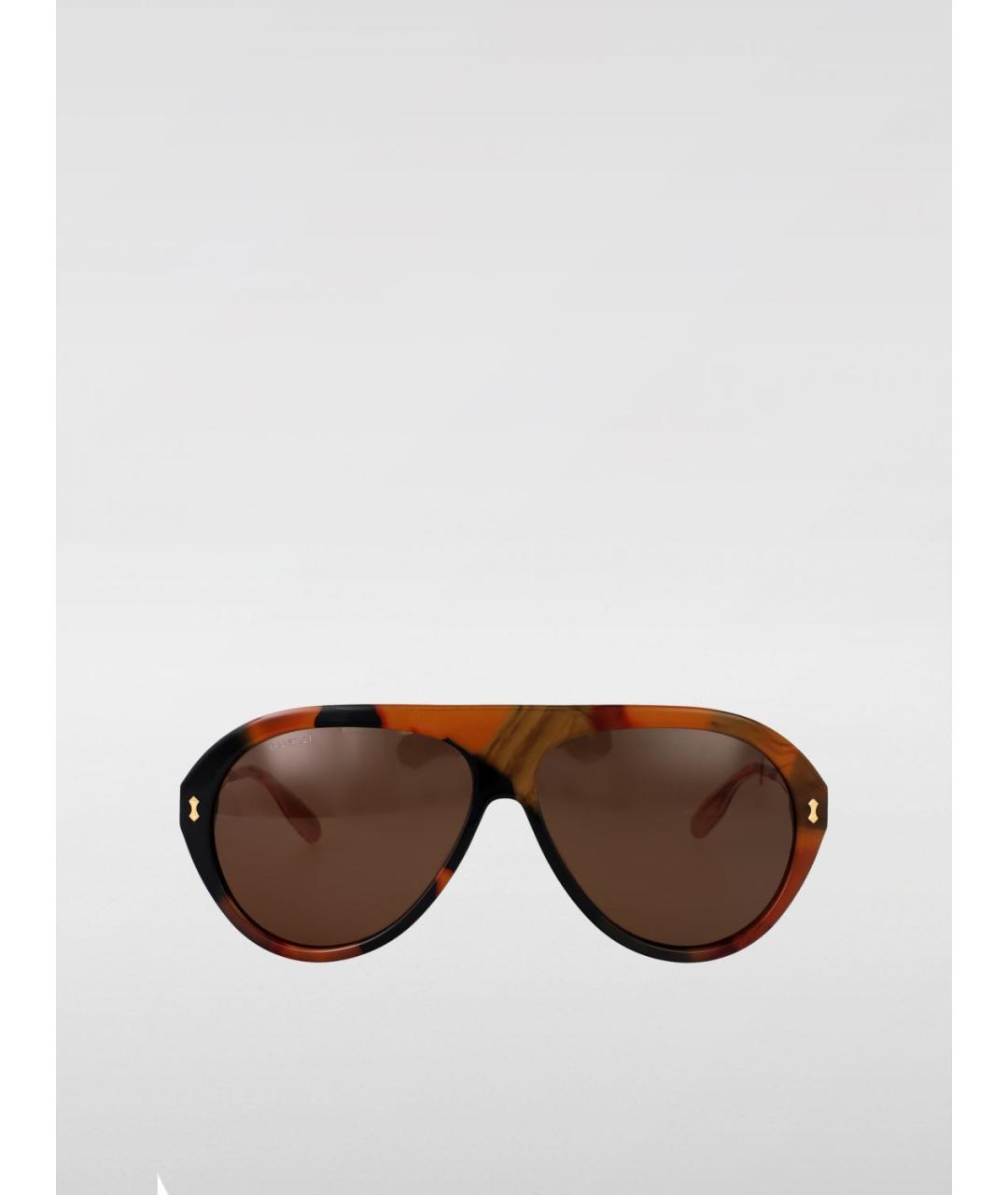 GUCCI Золотые солнцезащитные очки, фото 2