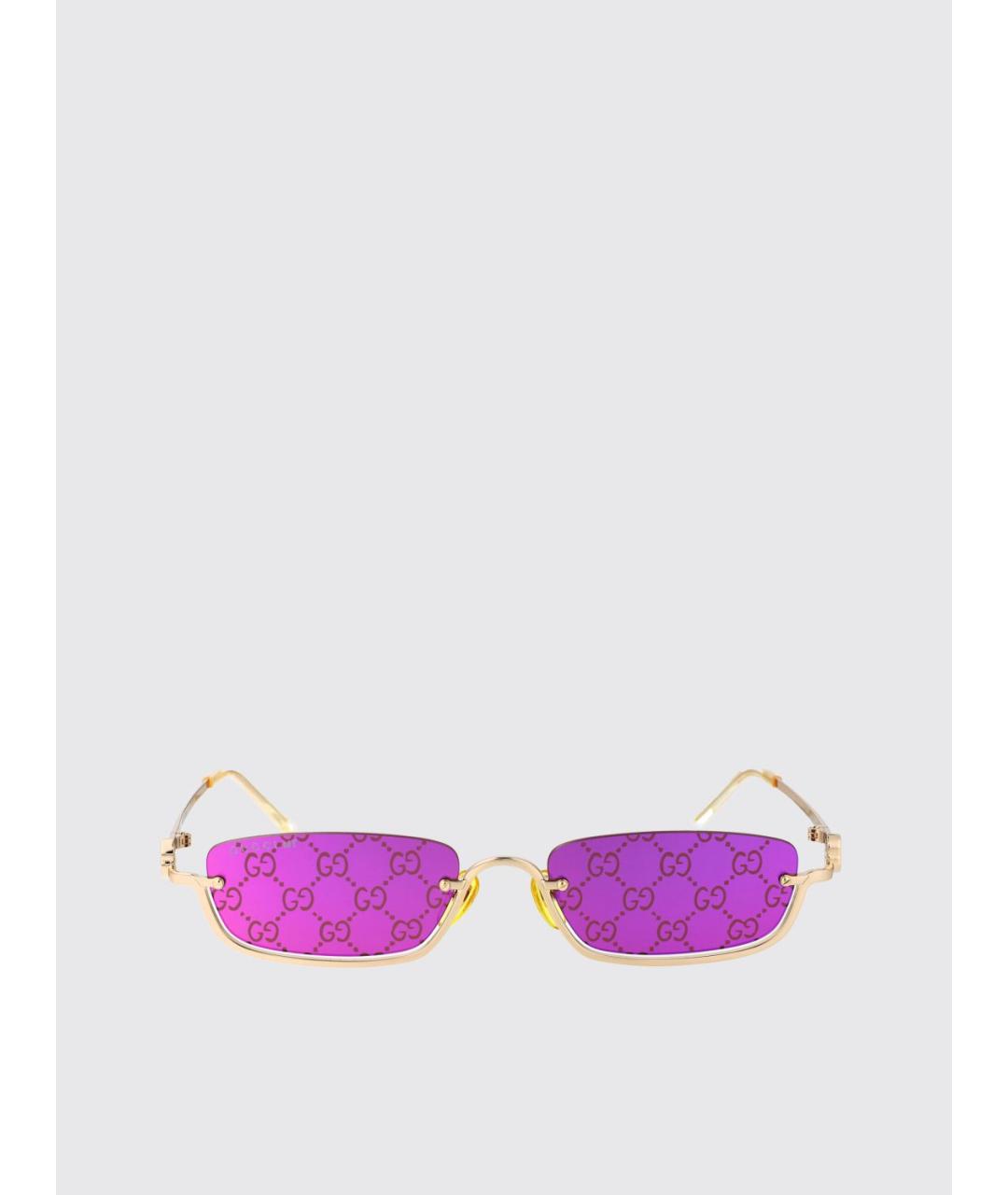 GUCCI Золотые солнцезащитные очки, фото 2