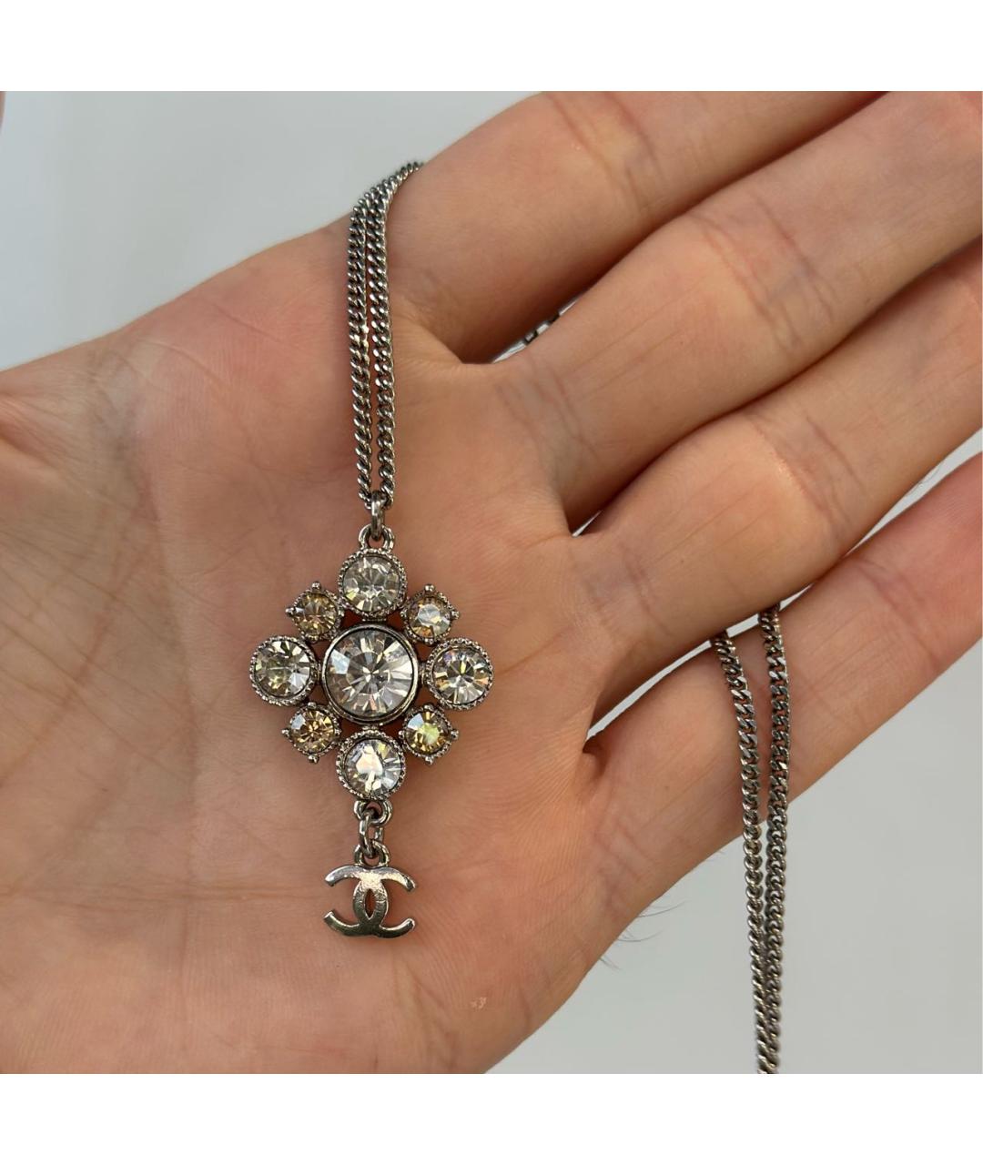 CHANEL Серебряное колье, фото 8