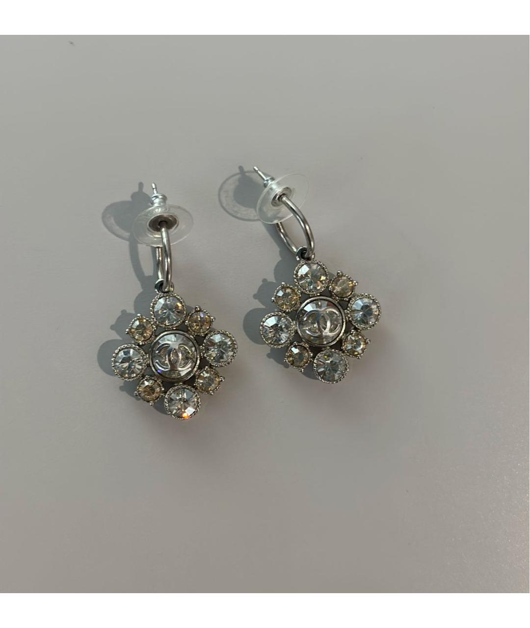 CHANEL Серебряные серьги, фото 6