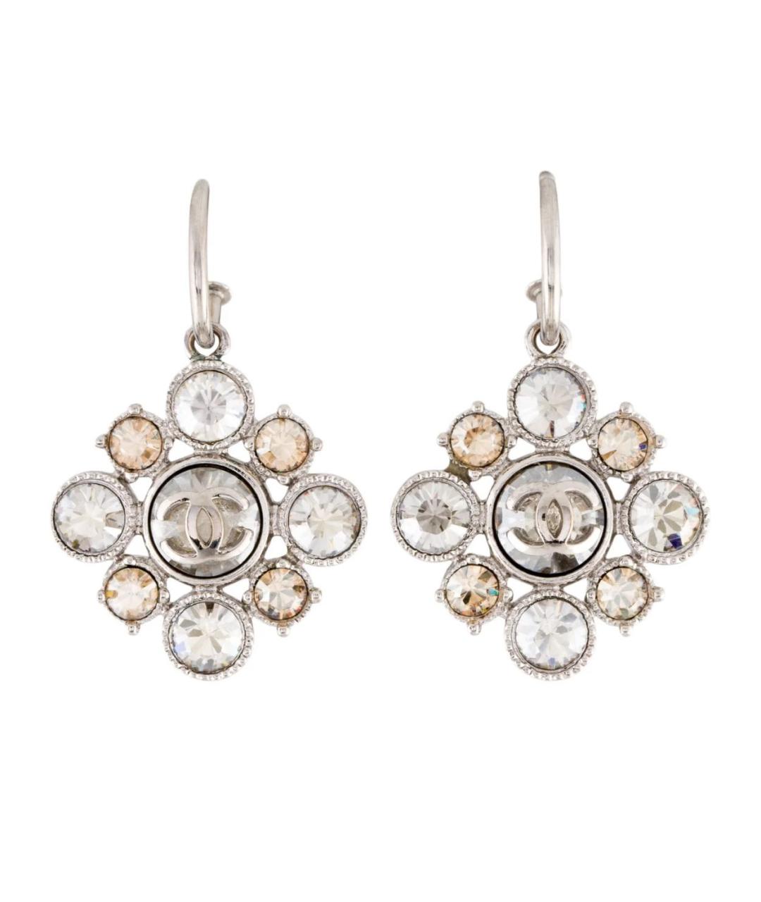 CHANEL Серебряные серьги, фото 1