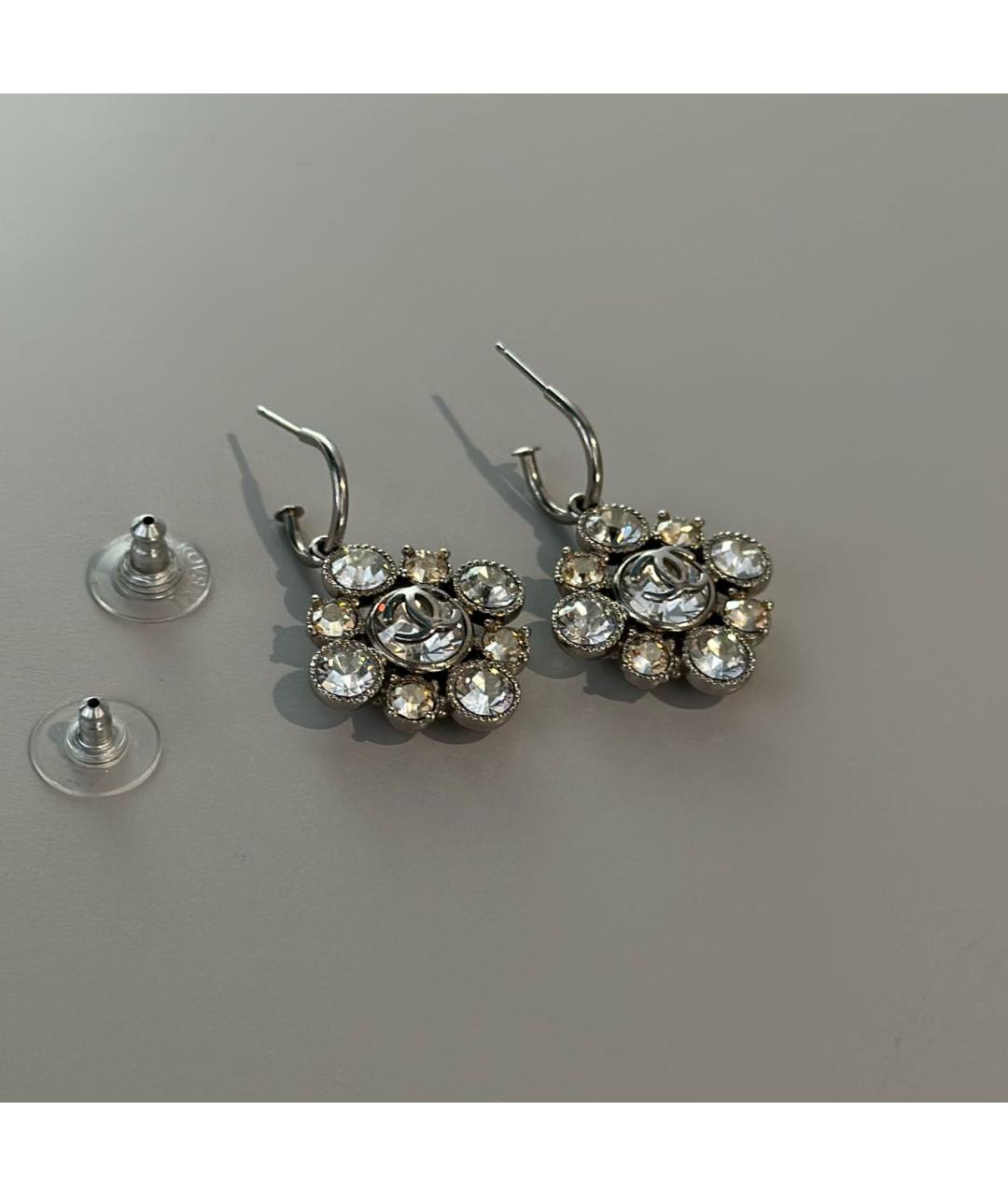 CHANEL Серебряные серьги, фото 2
