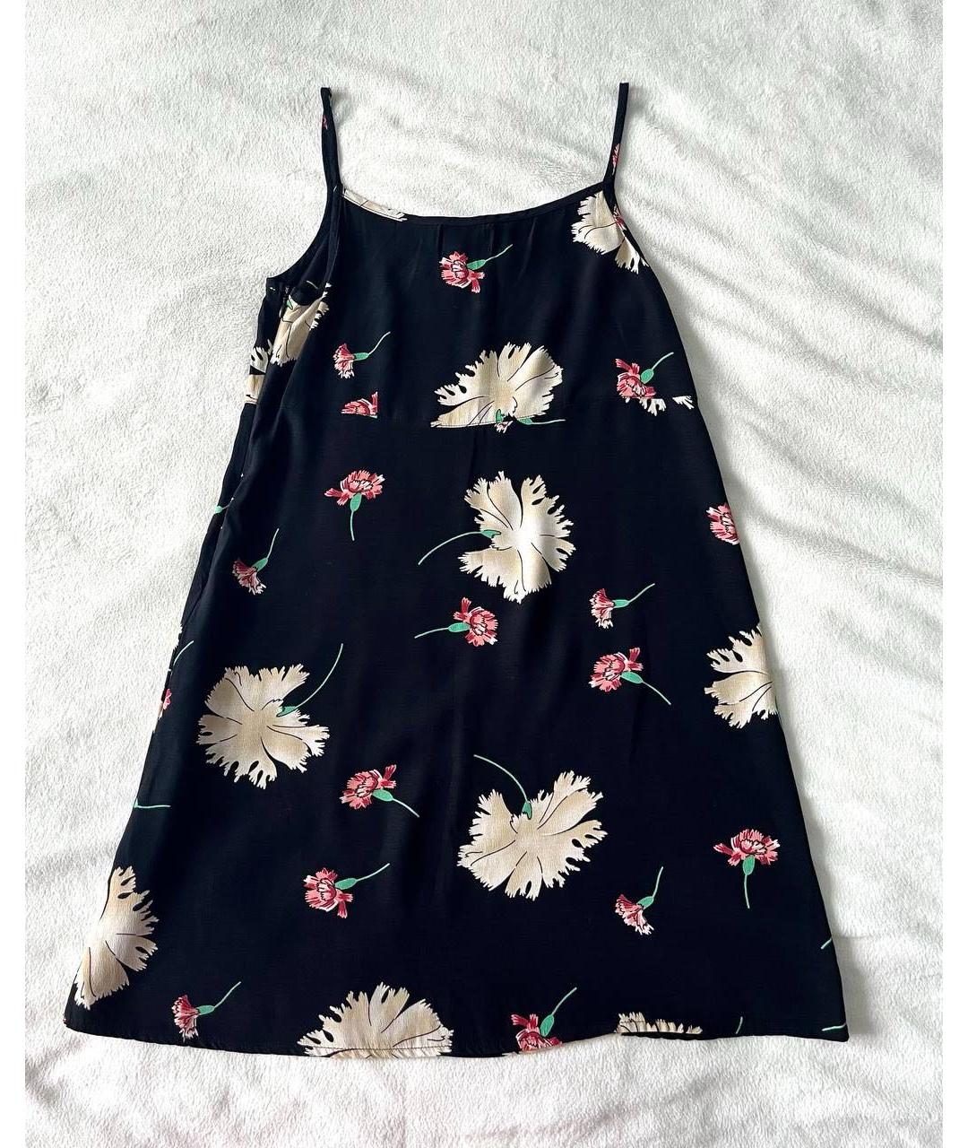 DKNY Черный вискозный сарафан, фото 2