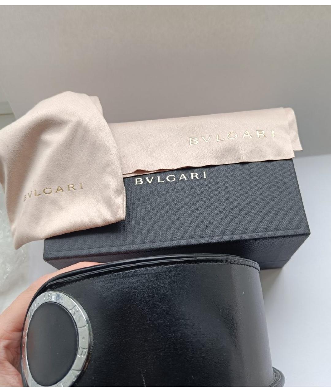 BVLGARI Коричневые пластиковые солнцезащитные очки, фото 4