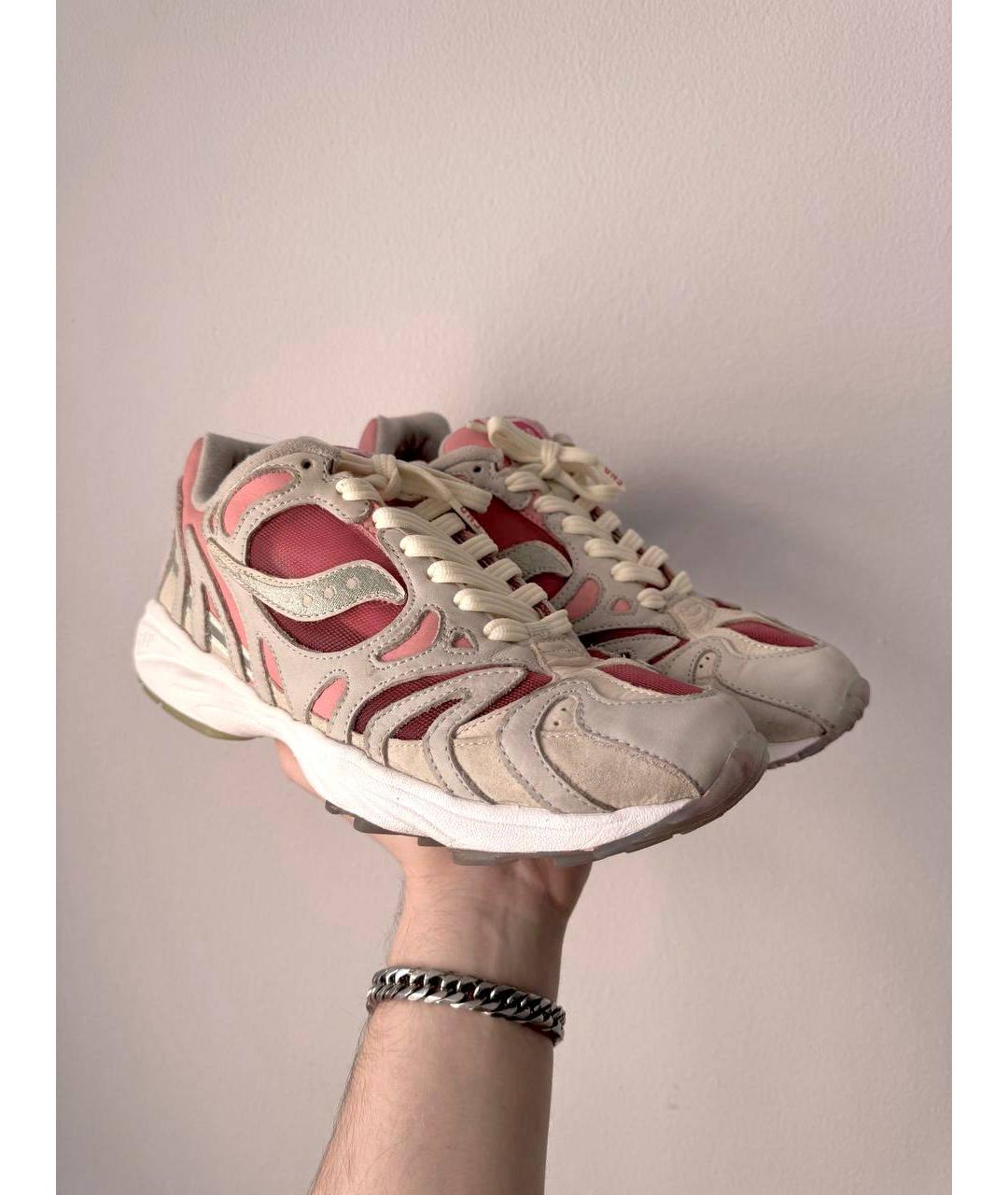 SAUCONY Розовые низкие кроссовки / кеды, фото 2