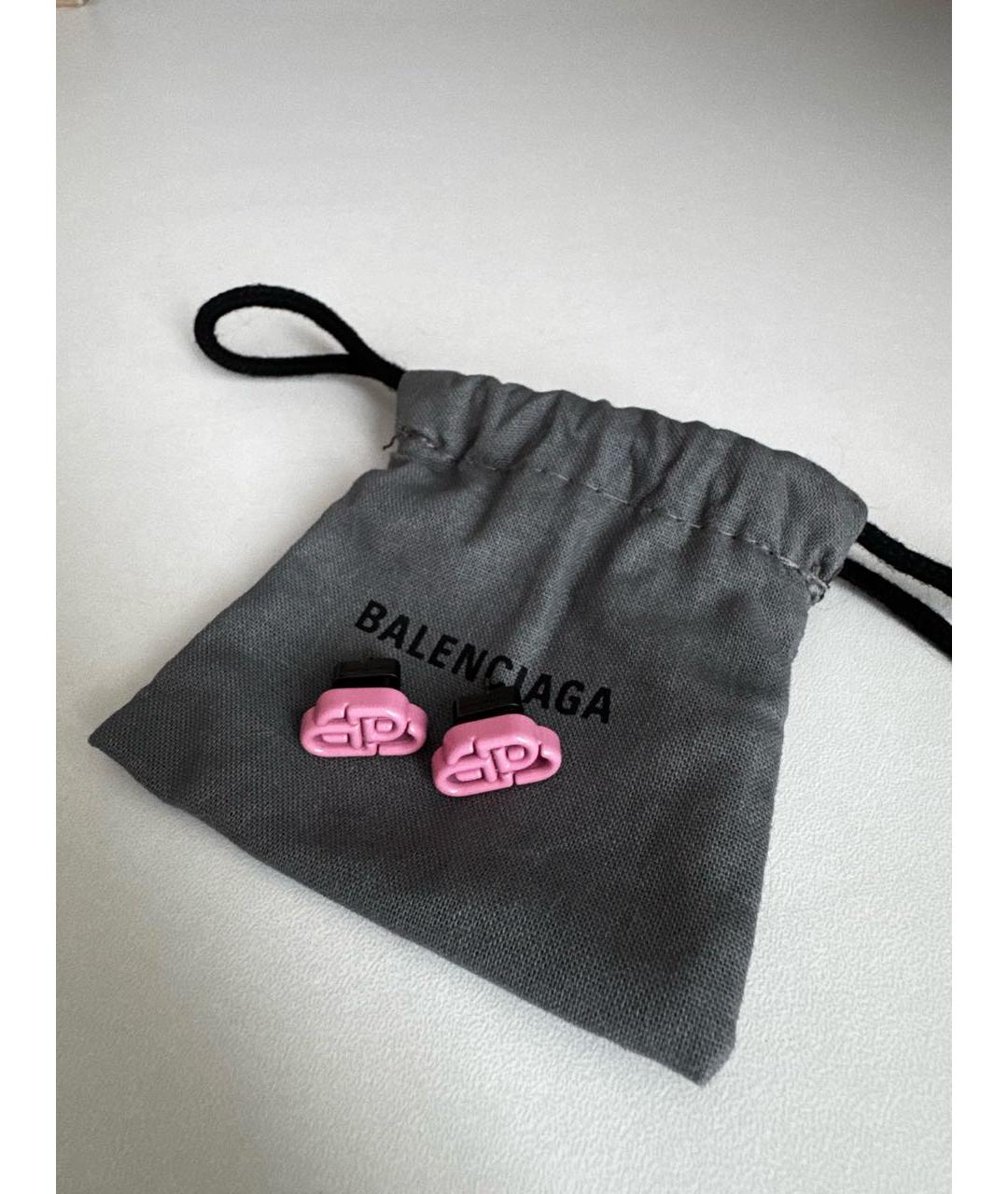 BALENCIAGA Розовые серьги, фото 5