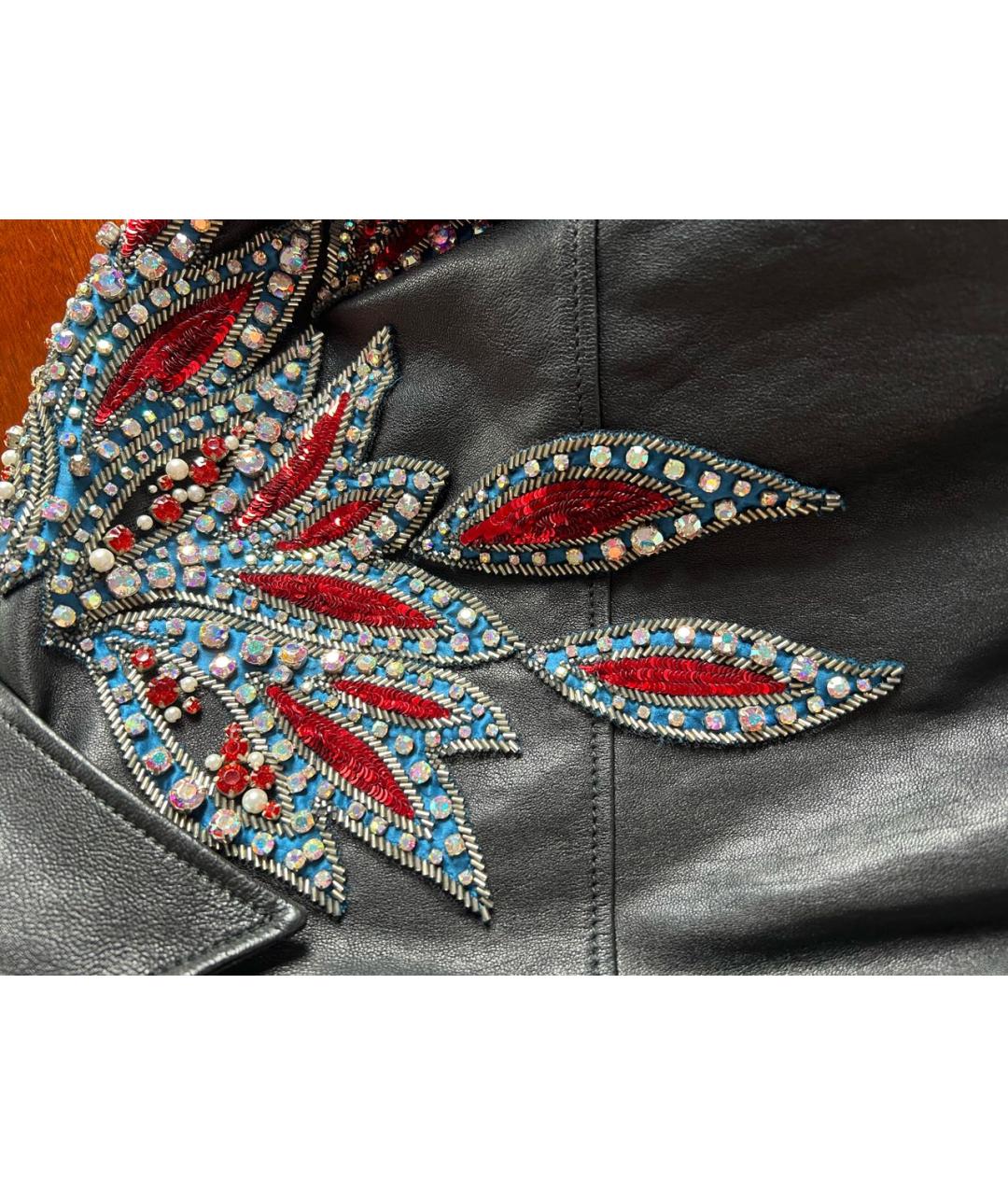 GUCCI Черная кожаная рубашка, фото 7